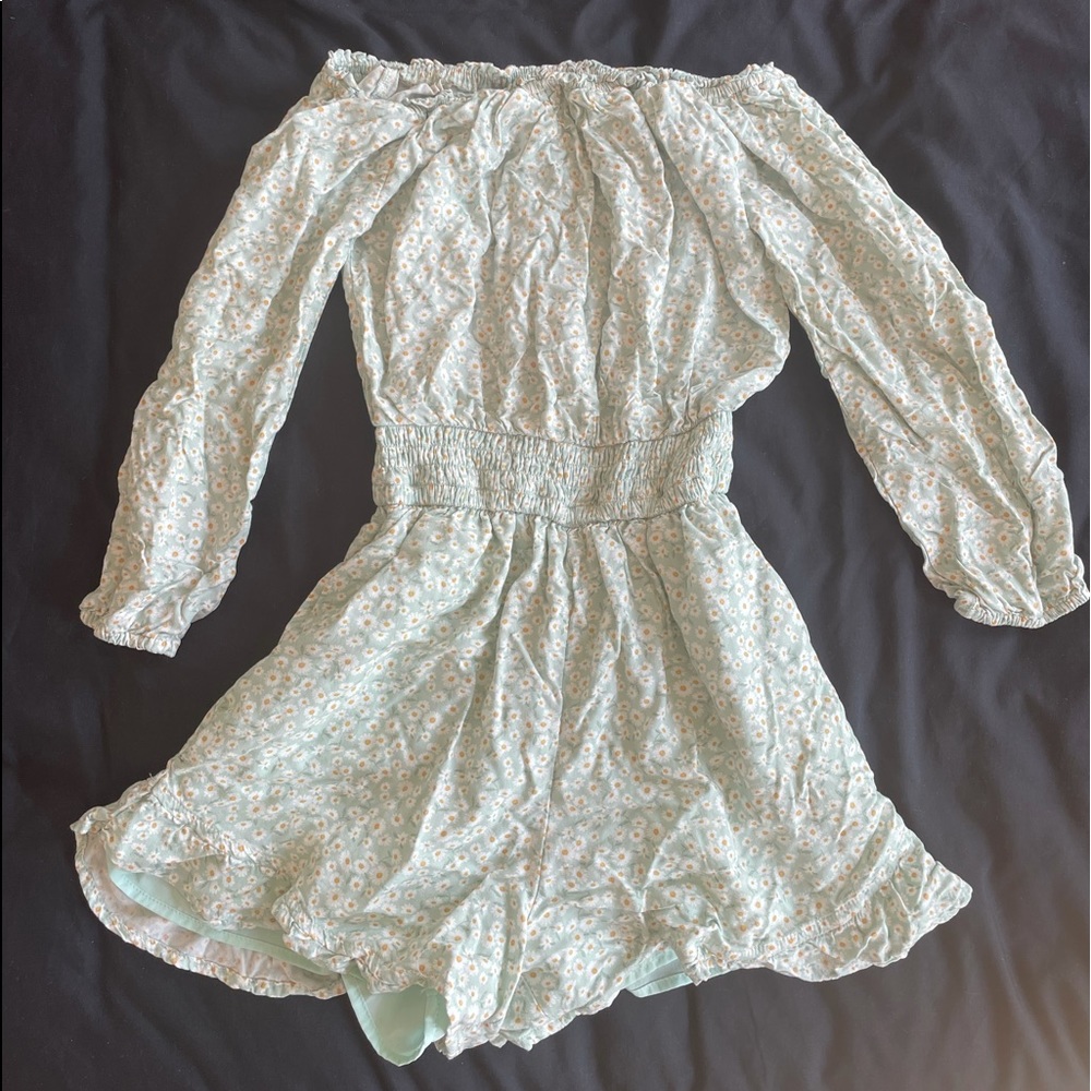 Long Sleeve Off the Shoulder Hollister Romper